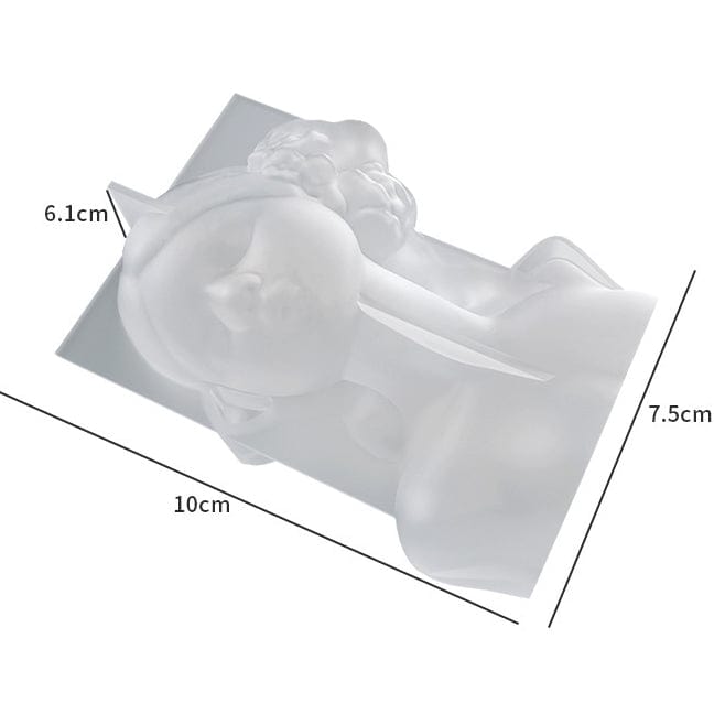 My Store Silicon Mould Rose Girl Candle Mould