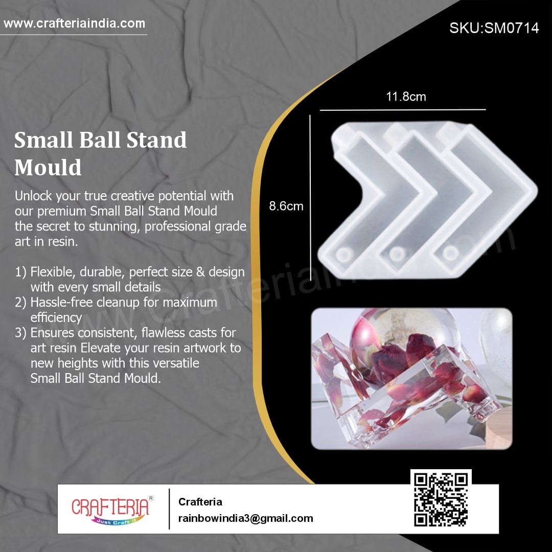 My Store Silicon Mould Small Ball Stand Mould