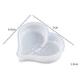 My Store Silicon Mould Rubbing Stitching Patching Heart Shaped Keychain & Pendant Mould