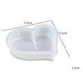 My Store Silicon Mould Rubbing Stitching Patching Heart Shaped Keychain & Pendant Mould