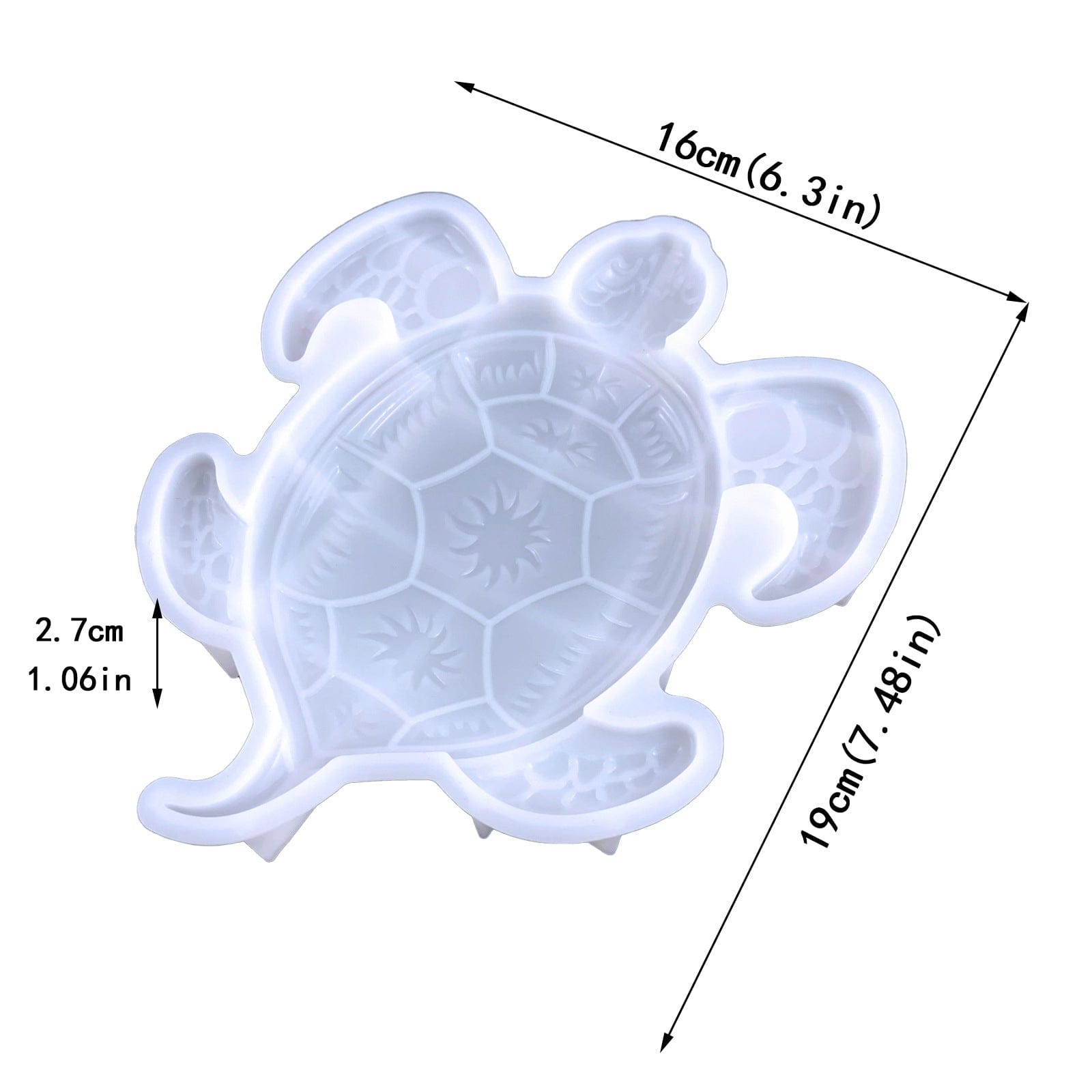 My Store Silicon Mould 3D Sea Turtle Mould