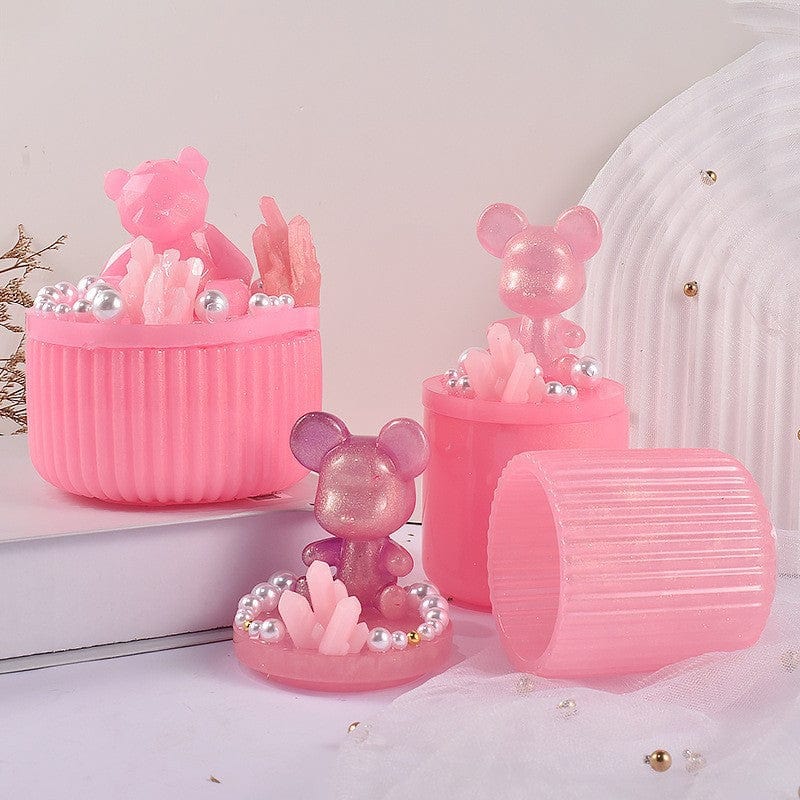 My Store Silicon Mould Stripe Pattern Succulent Flower Pot Mould