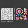 My Store Silicon Mould 12 Cavity wild chimes Keychain & Pendant Mould