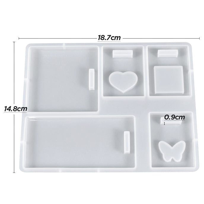 My Store Silicon Mould ID Card & Luggage Tag Holder Mould