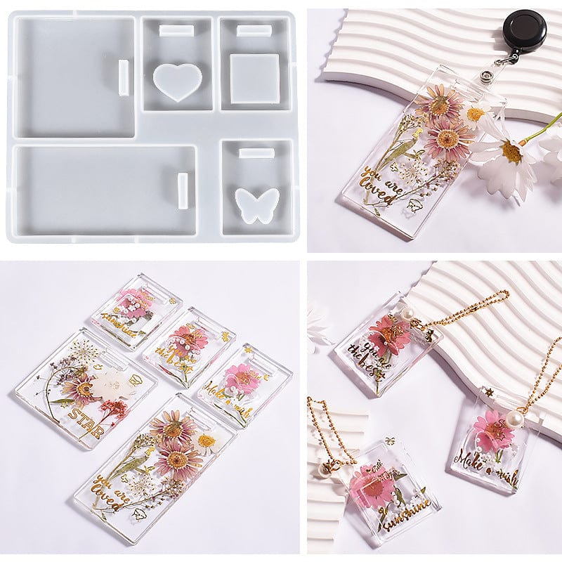 My Store Silicon Mould ID Card & Luggage Tag Holder Mould