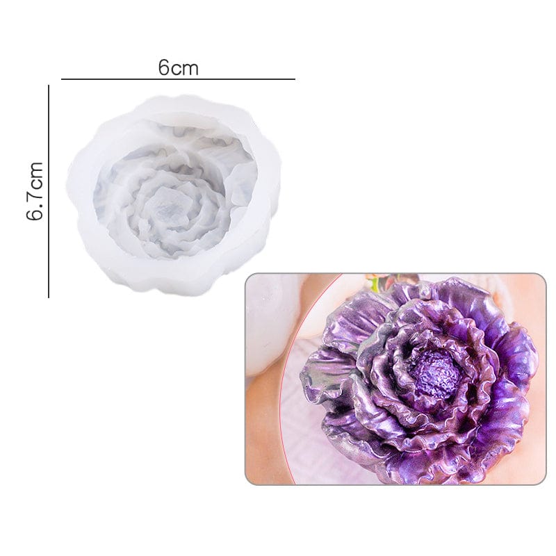 My Store Silicon Mould 3D Flower Mould