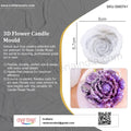 My Store Silicon Mould 3D Flower Mould
