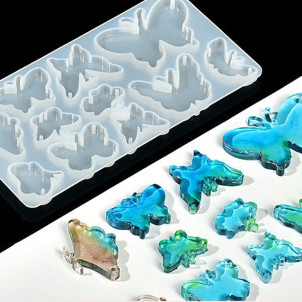 My Store Silicon Mould 11 Cavity Keychain & Pendant Mould