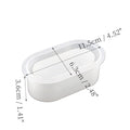 My Store Silicon Mould Oval Candle Jar Mould