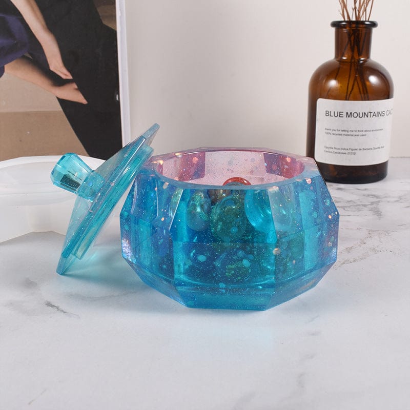 My Store Silicon Mould Heptagon Storage Box Mould