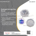 My Store Silicon Mould Heptagon Storage Box Mould