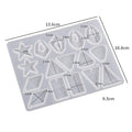 My Store Silicon Mould 16 Cavity Keychain & Jewellery Mould