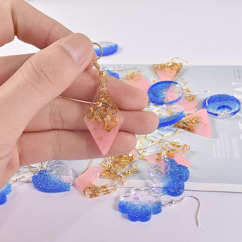 My Store Silicon Mould 16 Cavity Keychain & Jewellery Mould