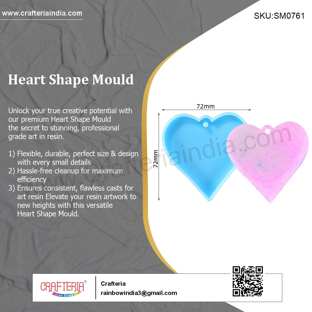 My Store Silicon Mould Heart Shape Mould