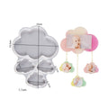My Store Silicon Mould 4 Cavity Cloud Combination Mould