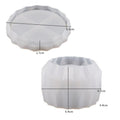 My Store Silicon Mould Round Diamond Planter Mould
