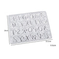 My Store Silicon Mould 78 Cavity Alphabet Letter Mould