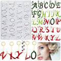 My Store Silicon Mould 78 Cavity Alphabet Letter Mould
