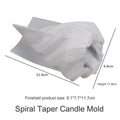 My Store Silicon Mould Irregular Geometric Wave Rotating Candle Mould