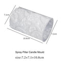 My Store Silicon Mould Spray Pillar Candle Mould