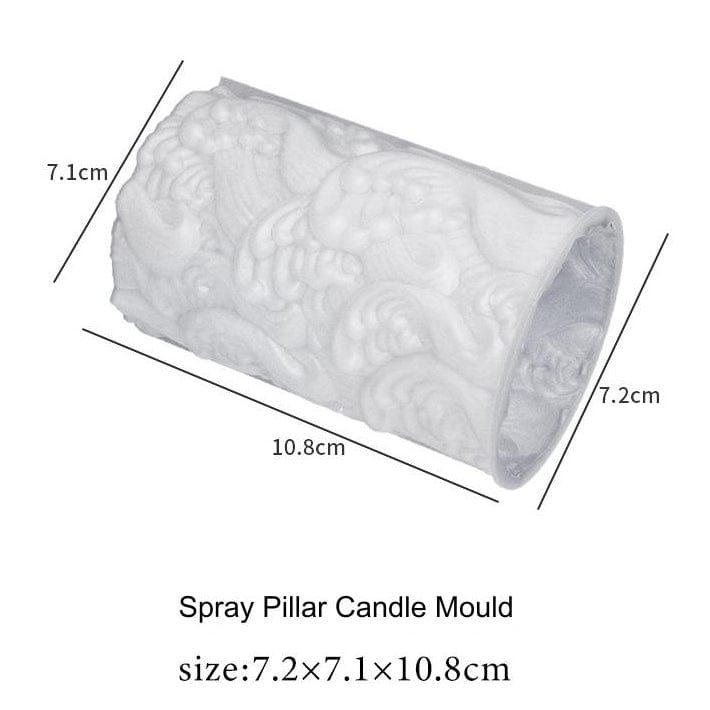 My Store Silicon Mould Spray Pillar Candle Mould