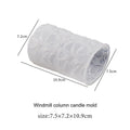 My Store Silicon Mould 3D Windmill Column Pillar Candle Mould