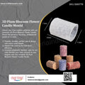 My Store Silicon Mould 3D Plum Blossom Flower Candle Mould