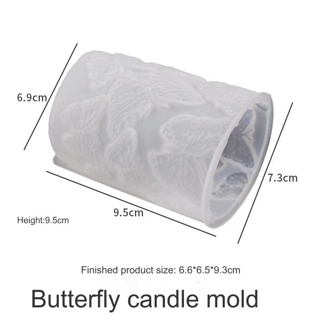 My Store Silicon Mould 3D Butterfly Candle Mould