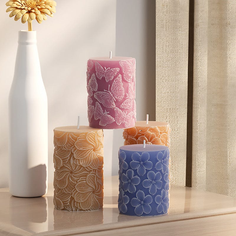 My Store Silicon Mould 3D Butterfly Candle Mould