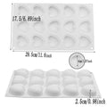 My Store Silicon Mould 15 Cavity Love Heart Shape Mould
