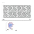 My Store Silicon Mould 12 Cavity Zodiac Heart Keychain & Pendant Mould