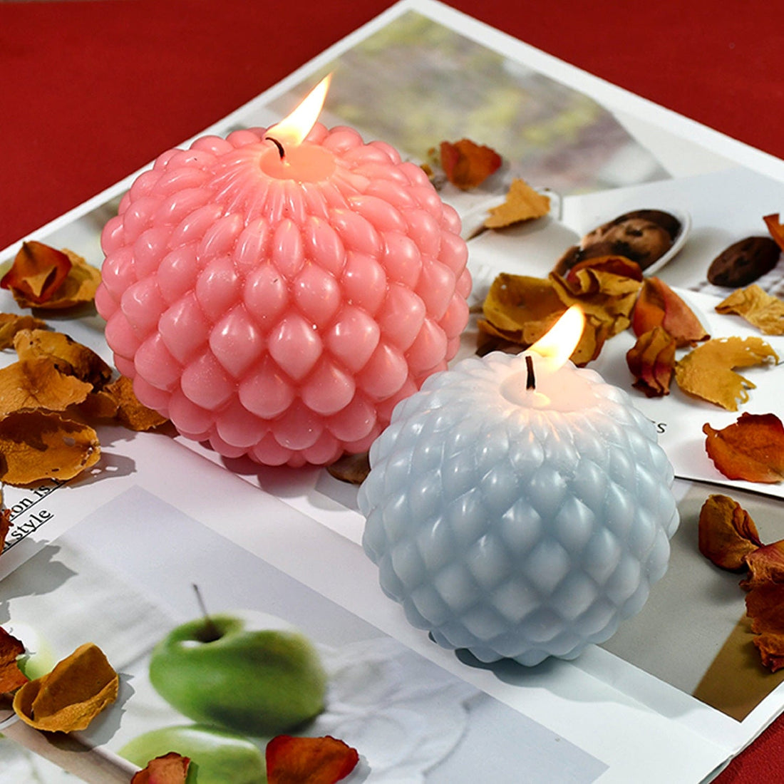 My Store Silicon Mould Small Water Drop Ball Candle Mould