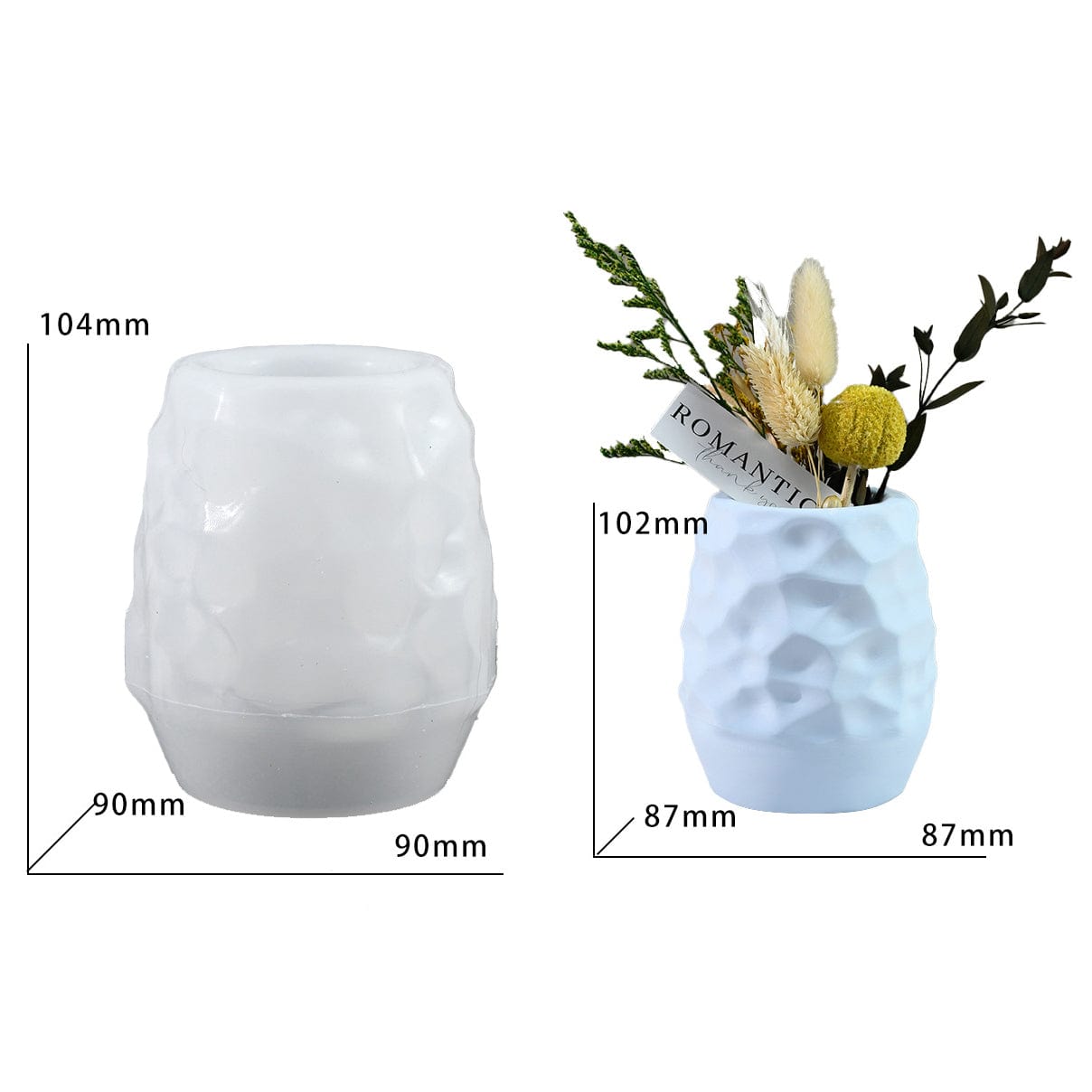 My Store Silicon Mould Crafted Vase pen holder Mould