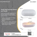 My Store Silicon Mould Small Ship Gypsum Flower Pot Mould