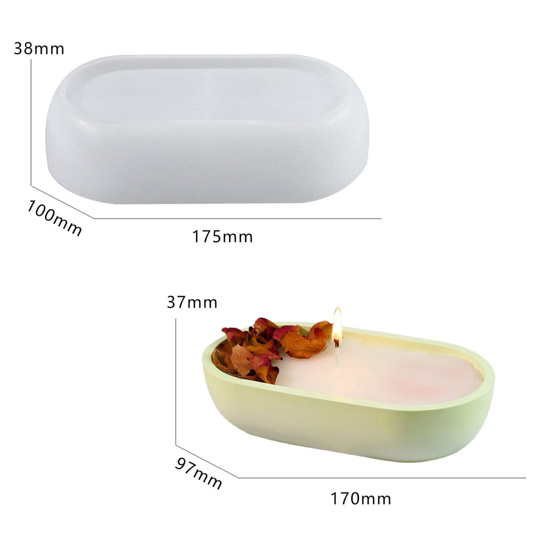 My Store Silicon Mould Large Ship Gypsum Flower Pot Mould
