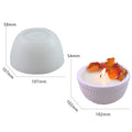 My Store Silicon Mould round clay bowl Mould