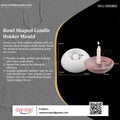 My Store Silicon Mould Bowl Shaped Candle Holder Mould