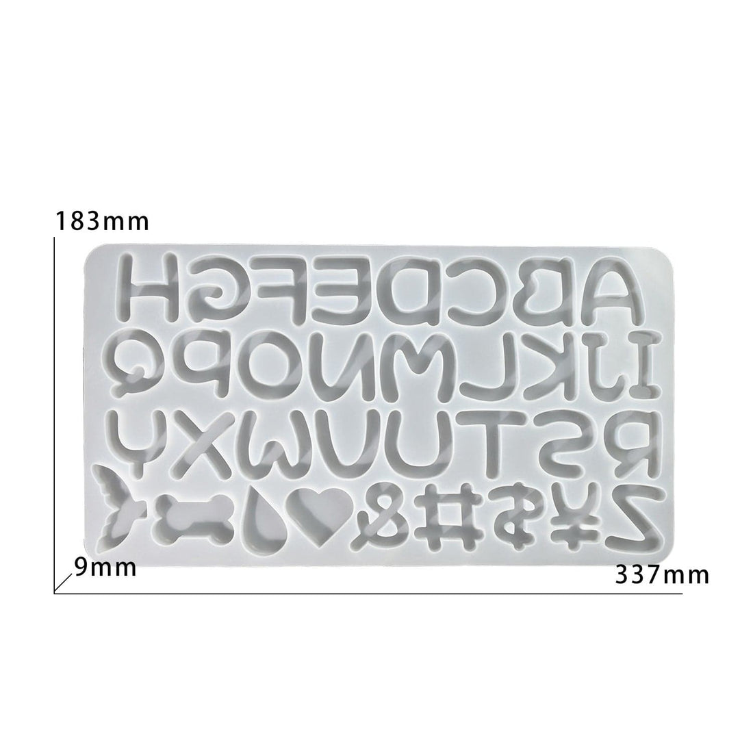 My Store Silicon Mould Kawaii Alphabet Mould