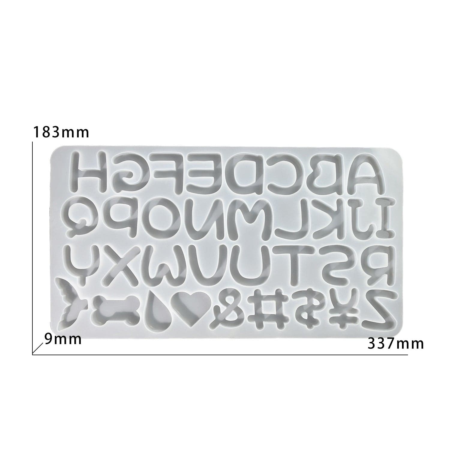 My Store Silicon Mould Kawaii Alphabet Mould