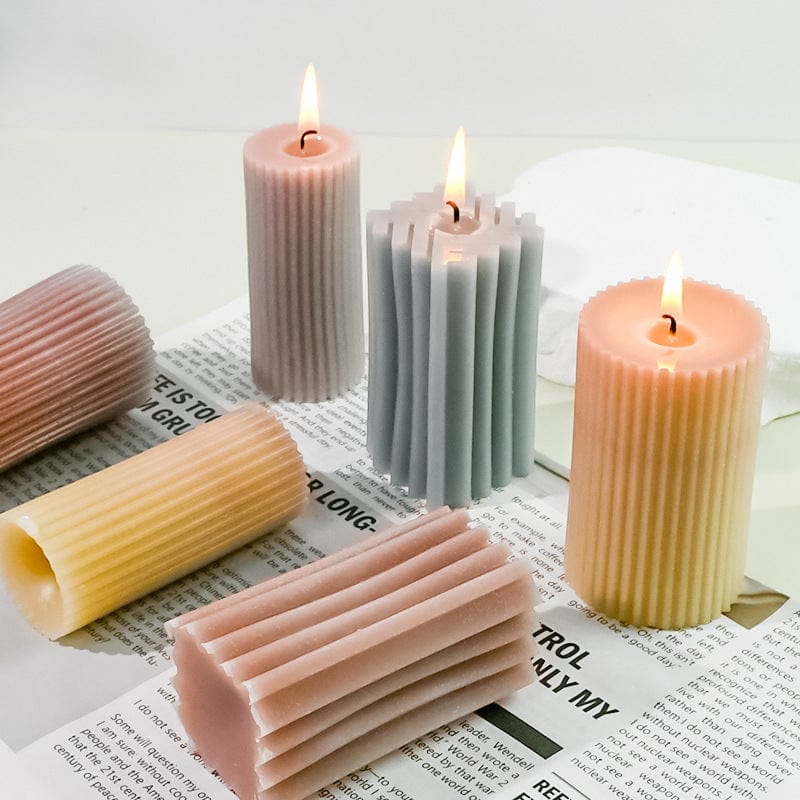 My Store Silicon Mould Cylinder Pillar Candle Mould