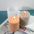 My Store Silicon Mould Cylindrical Beads Bubble Candle Mould