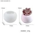 My Store Silicon Mould Round Flower Pot Mould