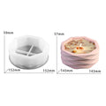 My Store Silicon Mould Large Diamond Cut Octagon Planter, Storage & Candle Holder Mould