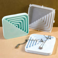 My Store Silicon Mould Square Designer Coaster Mould