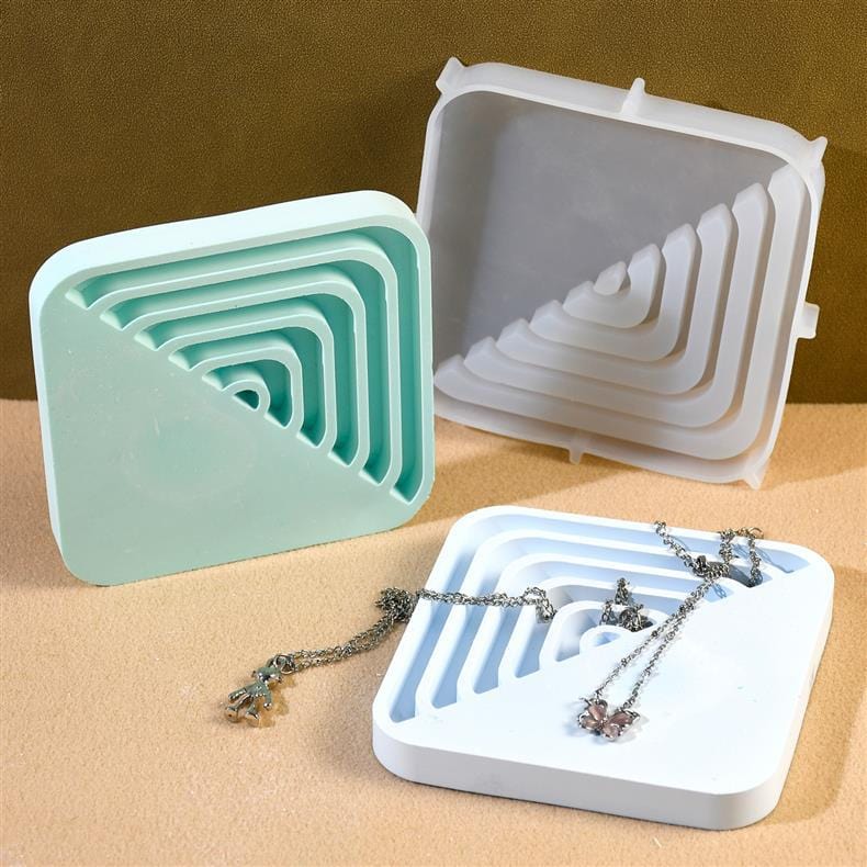 My Store Silicon Mould Square Designer Coaster Mould