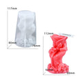 My Store Silicon Mould Hand Holding Rose Flower Candle Mould