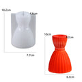 My Store Silicon Mould Striped Hourglass Candle Holder Mould