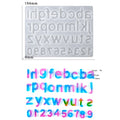 My Store Silicon Mould 26 Lowercase Alphabet Letter Keychain Mould