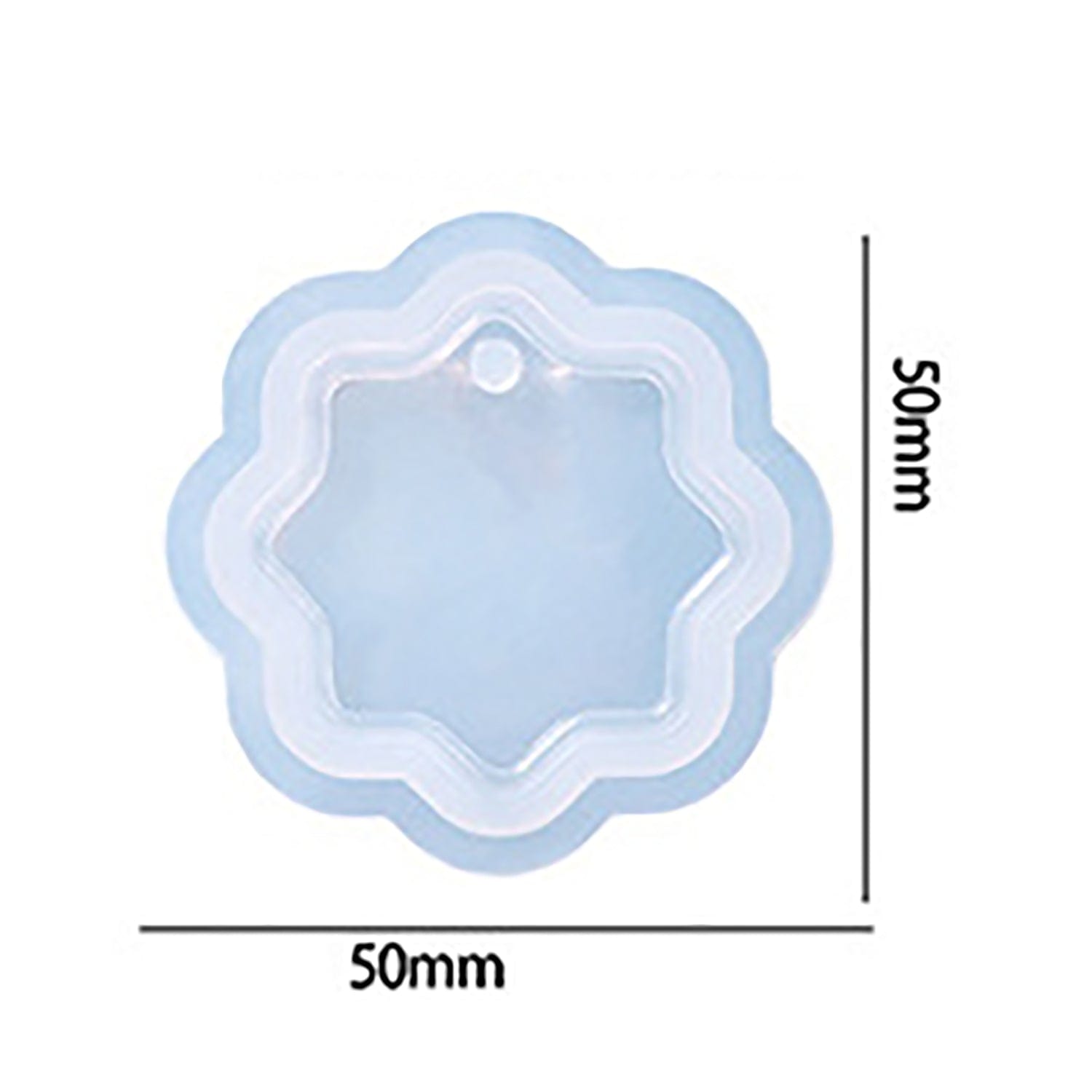 My Store Silicon Mould Christmas Star Keychain & Pendant Mould