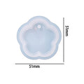 My Store Silicon Mould 5 Kali Flower Shape Keychain & Pendant Mould
